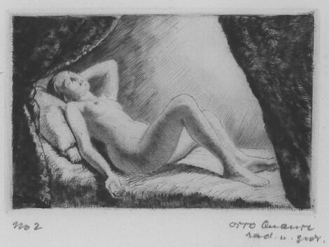 Otto Quante - Akt - Danae