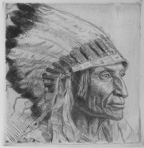 Otto Quante - Fremde Welten - Sioux-Indianer