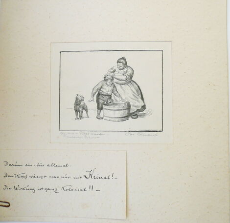 Otto Quante - Humoristisches - Kopf waschen